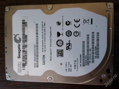 Лот: 1519466. Фото: 1. 2.5" SATA-II 320Gb Seagate Momentus... Жёсткие диски (HDD)