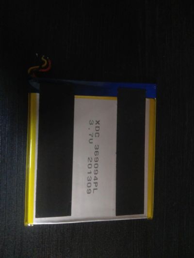 Лот: 15789766. Фото: 1. АКБ 3,7V 96x89x3,5мм от планшета... Запчасти для планшетов