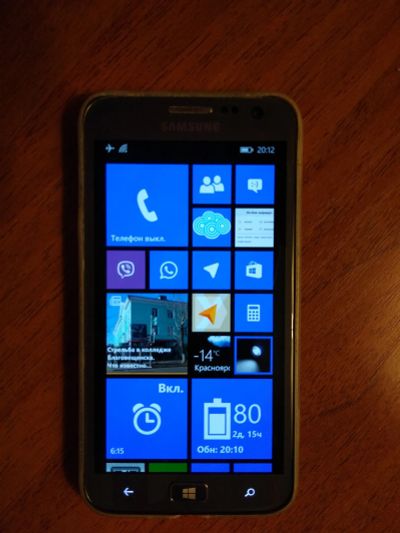 Лот: 15018420. Фото: 1. Смартфон Samsung Ativ S / GT-I8750... Смартфоны
