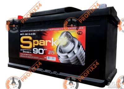 Лот: 13288603. Фото: 1. Аккумулятор SPARK 90 А/Ч, Прямая... Аккумуляторы