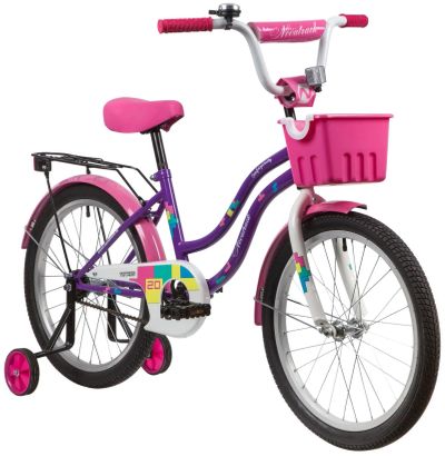 Лот: 9413145. Фото: 1. Велосипед Novatrack Tetris розовый... Велосипеды