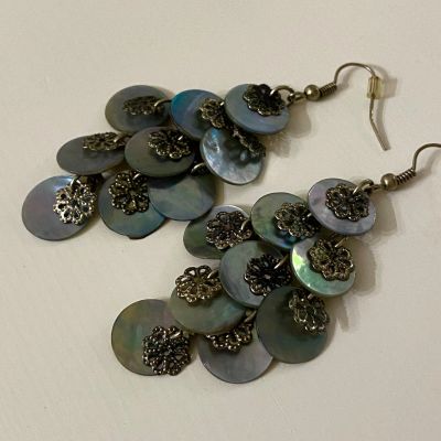 Лот: 15640004. Фото: 1. Голубые серьги Accessorize. Серьги, каффы