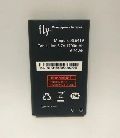 Лот: 14851416. Фото: 1. Аккумулятор для Fly FF243 BL6419. Аккумуляторы