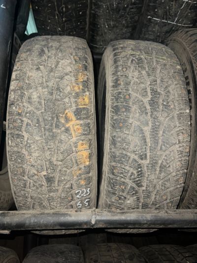 Лот: 25049556. Фото: 1. (2шт)225-65-17 Hankook Winter... Шины