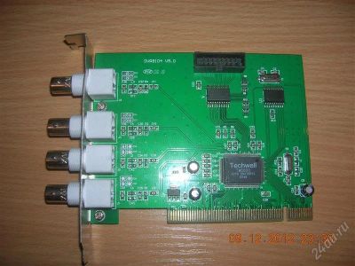 Лот: 2345616. Фото: 1. Карта видеозахвата Techwell TW6800. ТВ-тюнеры и карты захвата