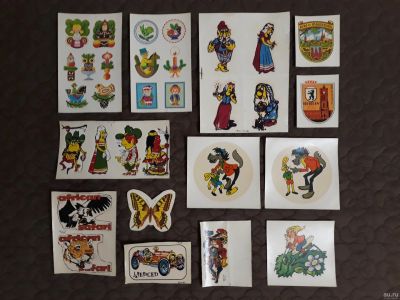 Лот: 18574275. Фото: 1. Наклейки переводные СССР. Наклейки, карточки, вкладыши