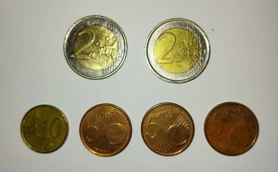 Лот: 19583366. Фото: 1. 4 Евро + 25 центов. Европа