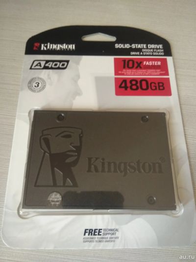 Лот: 16329888. Фото: 1. SSD накопитель Kingston A400 SA400S37... SSD-накопители