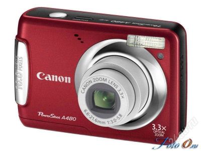 Лот: 507519. Фото: 1. Фотоаппарат Canon PowerShot A480... Цифровые компактные