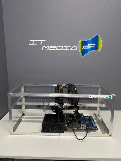 Лот: 18810129. Фото: 1. Майнинг ферма 2 X RX 580 8GB AORUS. Майнинг фермы, товары для майнинга