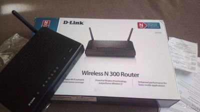 Лот: 5194552. Фото: 1. Роутер Dlink N300. Маршрутизаторы (роутеры)