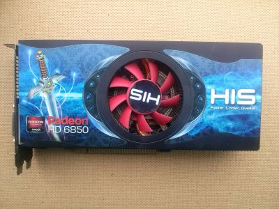 Лот: 11674549. Фото: 1. Видеокарта Radeon HIS HD6850. Видеокарты