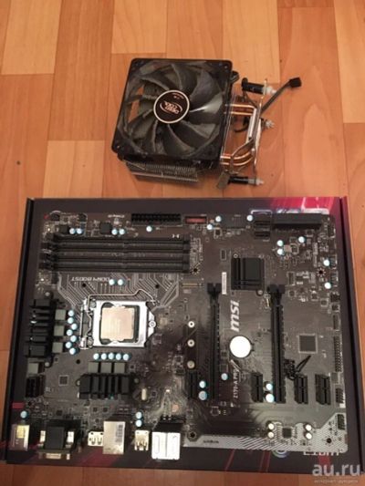 Лот: 13567321. Фото: 1. Процессор intel i5 6500 с материнской... Процессоры