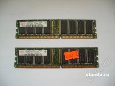 Лот: 1176544. Фото: 1. Hynix 512Mb DDR 400MHz. Оперативная память