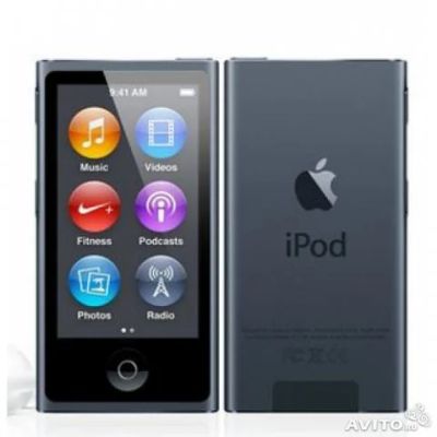 Лот: 3436681. Фото: 1. iPod nano 7g (black). Плееры