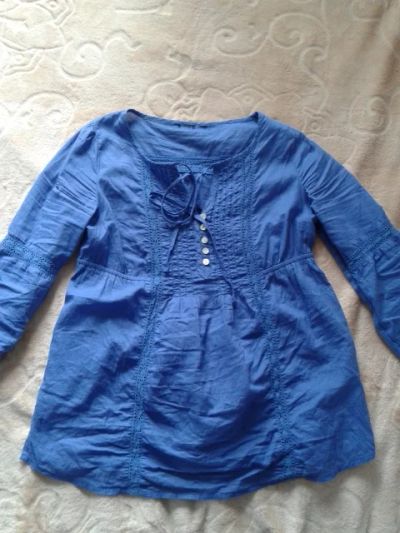 Лот: 8088056. Фото: 1. Блузка рубашка летняя,х/б H&M... Блузы, рубашки