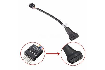 Лот: 25010531. Фото: 1. Кабель-переходник USB 3.0 (внутр... Шлейфы, кабели, переходники