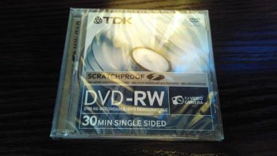 Лот: 8887426. Фото: 1. DVD-RW TDK в упаковке. Новый. CD, DVD, BluRay
