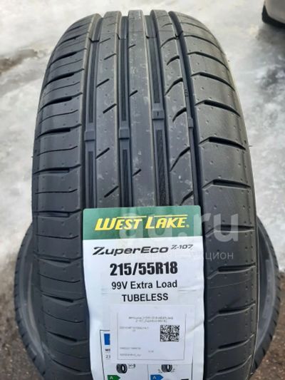 Лот: 20524491. Фото: 1. Летняя резина 215/55 R-18 " Westlake... Шины