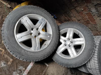 Лот: 17556460. Фото: 1. Subaru диски и шины Bridgestone... Шины на дисках