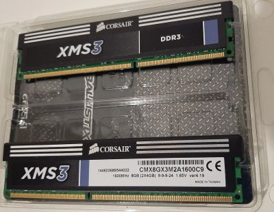 Лот: 19862669. Фото: 1. Corsair DDR3 8gb (2x4gb) 1333ghz... Оперативная память