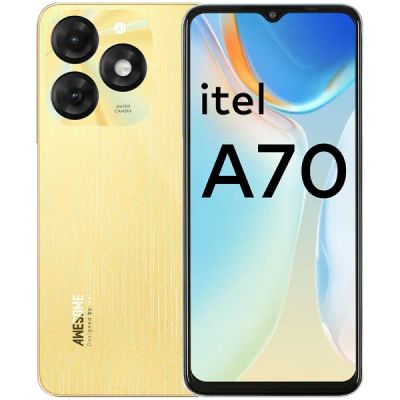 Лот: 22221858. Фото: 1. Смартфон Itel A70 4/256GB Gold... Смартфоны