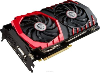 Лот: 12677735. Фото: 1. MSI GeForce GTX 1070 gaming x. Видеокарты