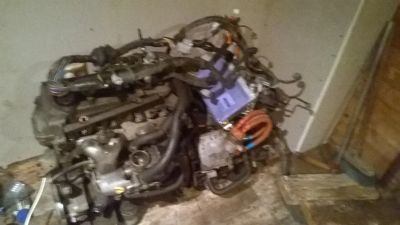 Лот: 8753030. Фото: 1. двс+кпп toyota prius hnw11 1nz-fxe. Двигатель и элементы двигателя