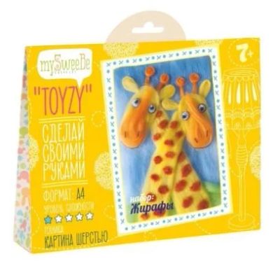 Лот: 9589814. Фото: 1. Набор для картин шерстью toyzy... Развивающие