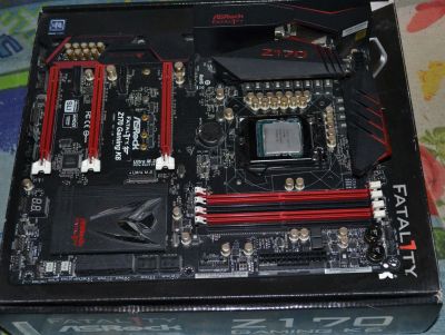 Лот: 10211576. Фото: 1. ASRock Fatal1ty Z170 Gaming K6. Материнские платы