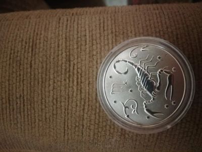 Лот: 12845053. Фото: 1. Монета знак зодиака "Скорпион... Наборы монет