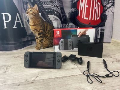 Лот: 16761364. Фото: 1. Nintendo Switch 128 гигов+прошита. Игровые приставки, консоли