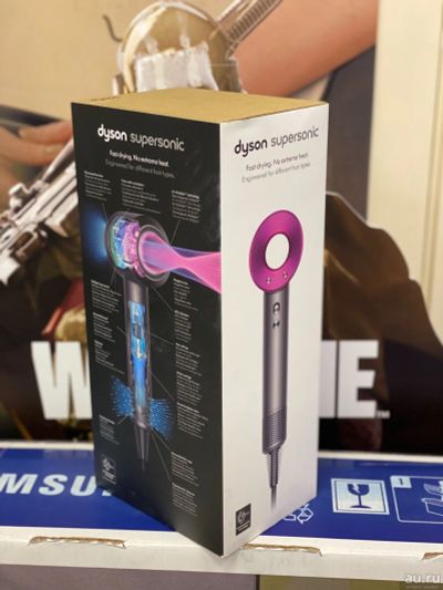 Лот: 18055192. Фото: 1. Фен Dyson Supersonic HD03 серый... Укладка и стрижка волос, бритьё, эпиляция