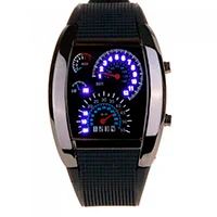 Лот: 3682736. Фото: 1. С рубля! LED Часы Speedometer. Оригинальные наручные часы