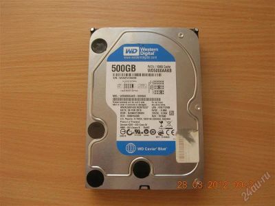 Лот: 1681901. Фото: 1. Неисправный HDD WD 500Gb. Жёсткие диски (HDD)