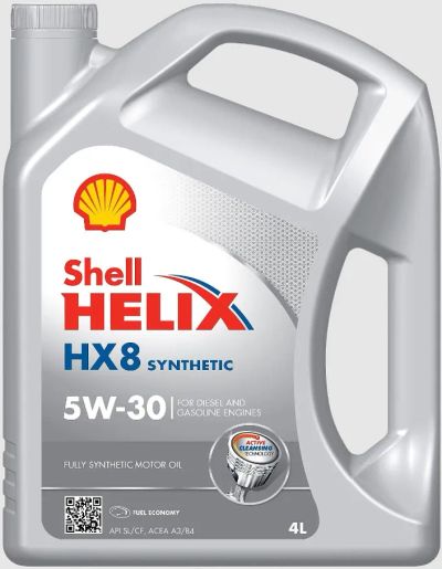 Лот: 20555496. Фото: 1. SHELL HELIX HX8 5W-30 SL A3/B4... Масла, жидкости