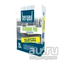 Лот: 8886209. Фото: 1. Бергауф Клей усиленный для плитки... Смеси, шпатлевки, цемент
