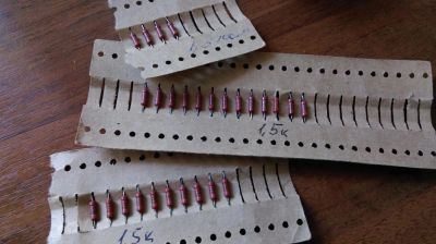 Лот: 7148405. Фото: 1. резисторы 1,5 кОм 0,25 ватт цена... Резисторы