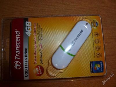 Лот: 1009780. Фото: 1. Transcend JetFlash 330 4Gb. USB-флеш карты