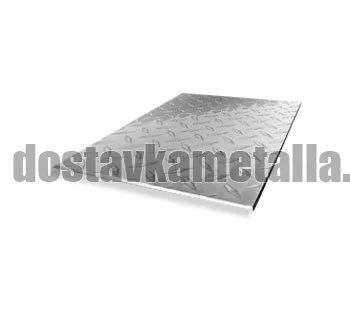 Лот: 13646824. Фото: 1. Лист рифленый 4 мм (н/д) м2. Металлопрокат