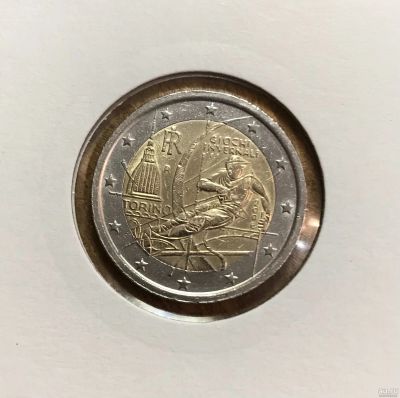 Лот: 14807631. Фото: 1. 2 ЕВРО Италия 2006 (Олимпиада... Европа