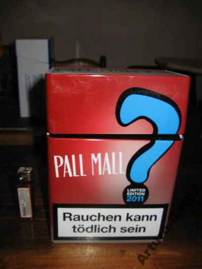 Лот: 6014197. Фото: 1. Коробка жестяная PALL MALL 2. Другое (коллекционирование, моделизм)