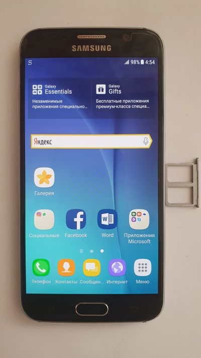 Лот: 17753070. Фото: 1. Samsung Galaxy S6 2SIM 64Gb. Смартфоны