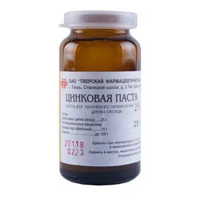 Лот: 23712789. Фото: 1. Цинковая паста 25г. Лекарства