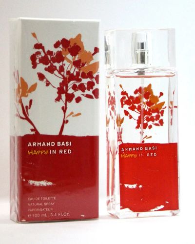 Лот: 7630718. Фото: 1. Armand Basi Happy In Red 100 ml. Женская парфюмерия