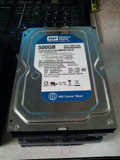 Лот: 4096035. Фото: 1. 3"5 HDD под списание. WD5000AAKS-00V1A0. Жёсткие диски (HDD)