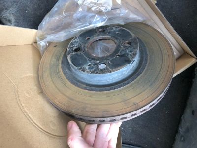 Лот: 16111404. Фото: 1. Тормозные диски Toyota Corolla... Тормозная система