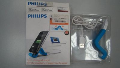 Лот: 3177383. Фото: 1. Док станция Philips для iPhone... Зарядные устройства, блоки питания, адаптеры сетевые для смартфонов