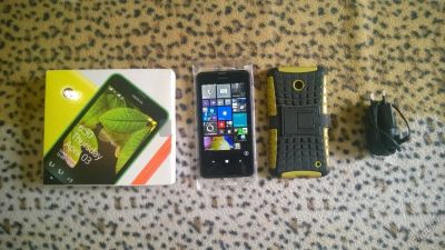 Лот: 5963056. Фото: 1. Nokia Lumia 630 DS + Green ARMOR... Смартфоны