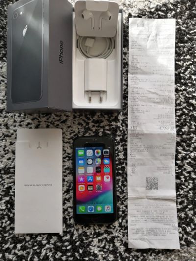 Лот: 12501512. Фото: 1. IPhone 8 256gb Space Gray. РСТ... Смартфоны